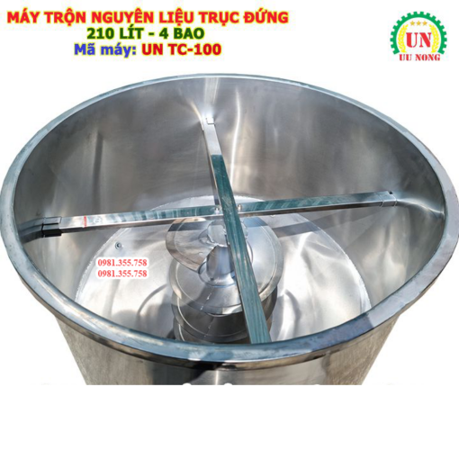 Máy trộn nguyên liệu trục đứng UN TC 100 - Hình ảnh 2