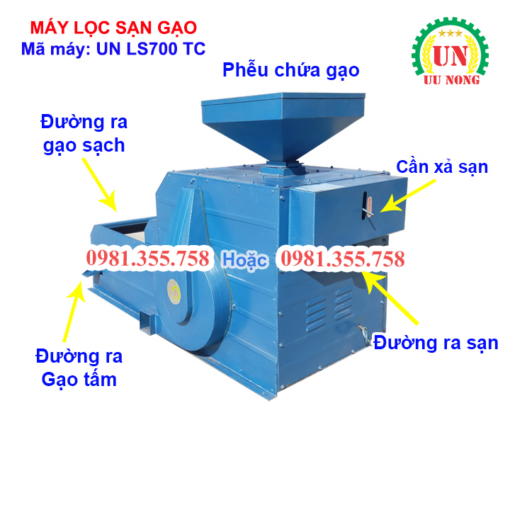 Máy lọc sạn gạo 700 Kg/Giờ UN LST700 TC - Hình ảnh 2