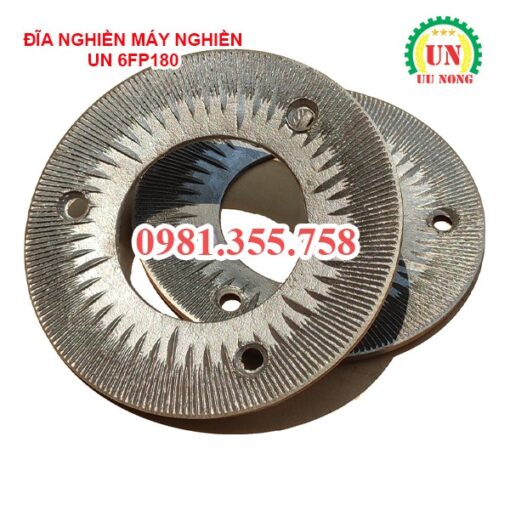 Đĩa nghiền gang máy nghiền bột khô ướt đa năng UN 6FP180 - Hình ảnh 4