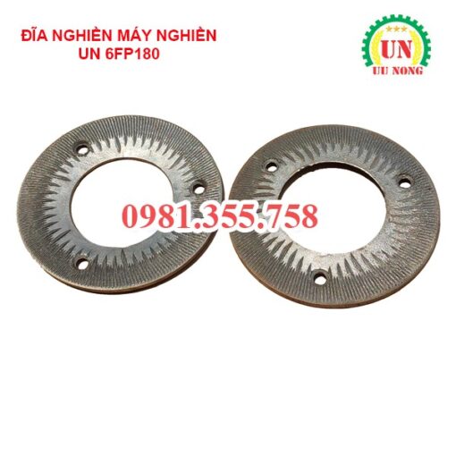 Đĩa nghiền gang máy nghiền bột khô ướt đa năng UN 6FP180 - Hình ảnh 3