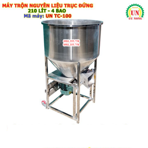 Máy trộn nguyên liệu trục đứng UN TC 100 - Hình ảnh 4