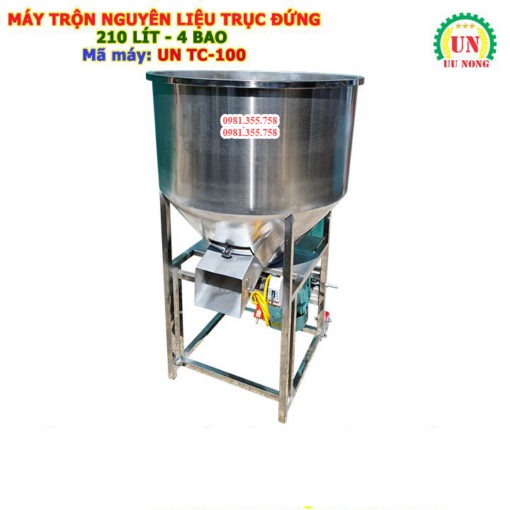 Máy trộn nguyên liệu trục đứng UN TC 100 - Hình ảnh 5