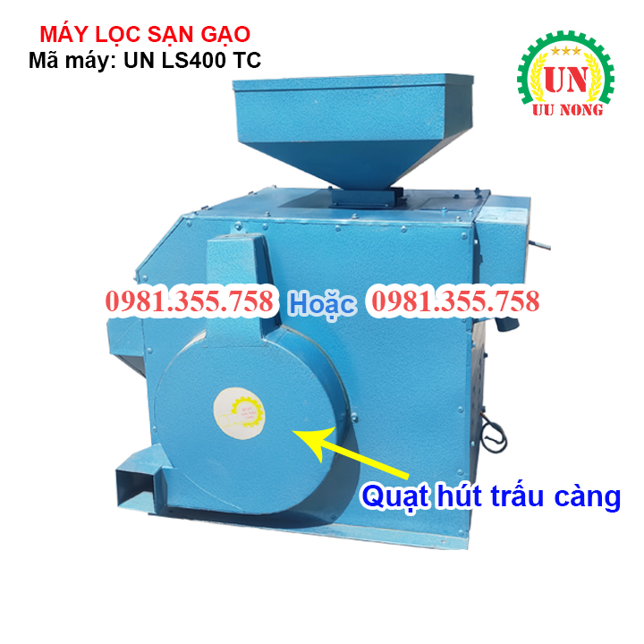 Hướng dẫn sử dụng máy lọc sạn gạo mini UN LS400 TC 